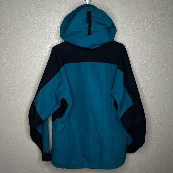 Mountain Hardware Gray Black Conduit Jacket Waterproof Ski Rain Men's Large Teal - Picture 6 of 8